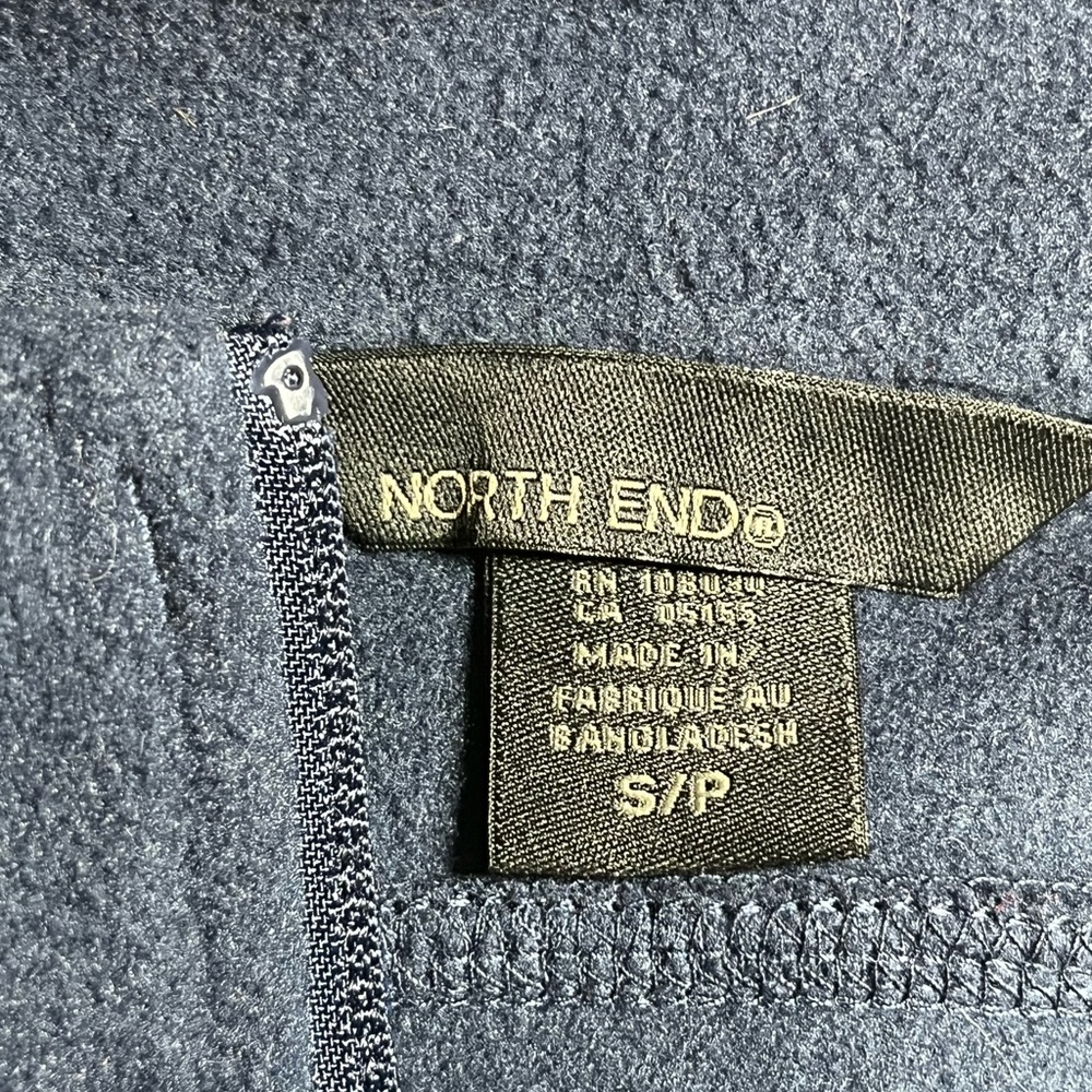 North End  Women’s‎ Anti-Pill Hollow Yarn Fleece Vest  Blue  Sz S/P - Picture 6 of 9